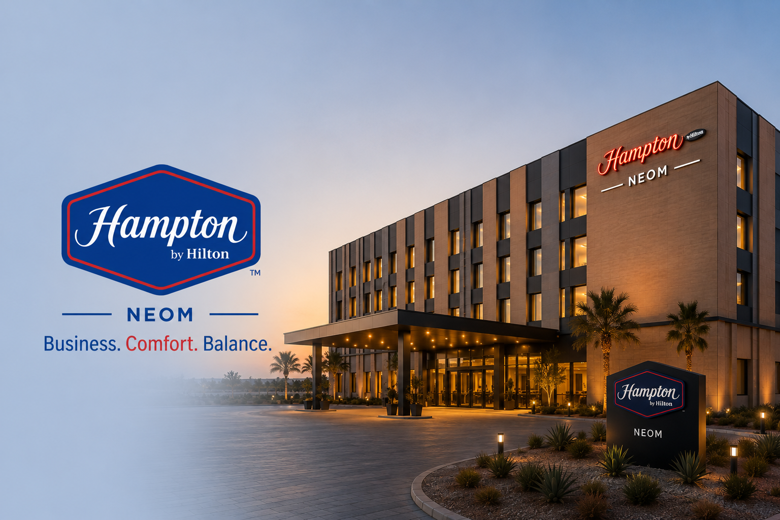 HAMPTON BY HILTON - NEOM — case study